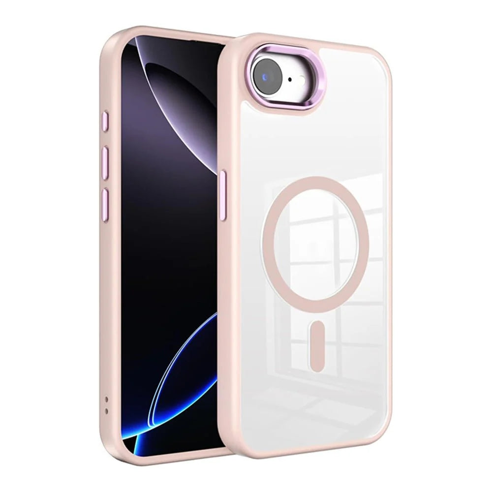 Coque hybride transparente MagSafe pour iPhone 16e Coque hybride transparente MagSafe pour iPhone 16e